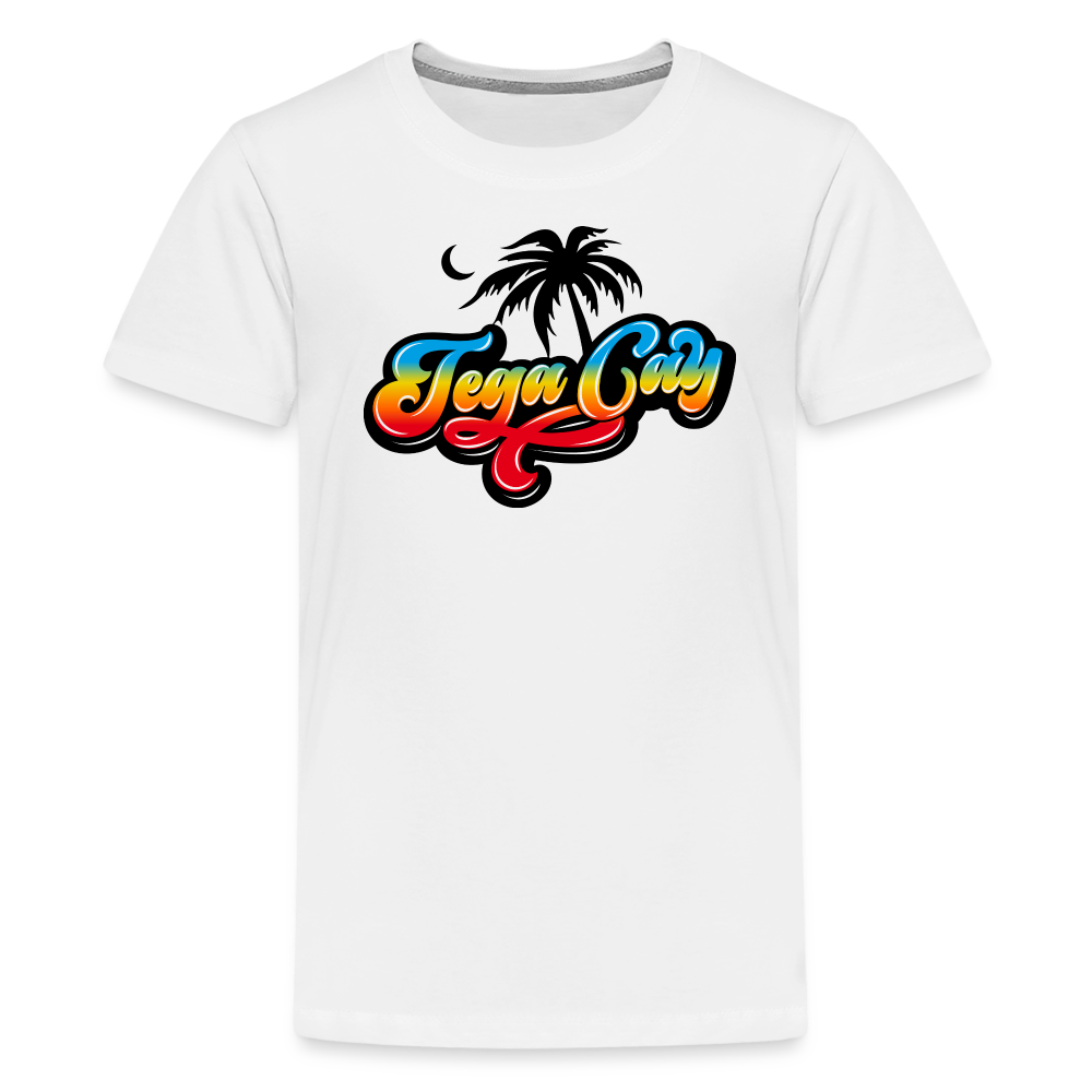 Tega Cay - Palm (Kids) - white