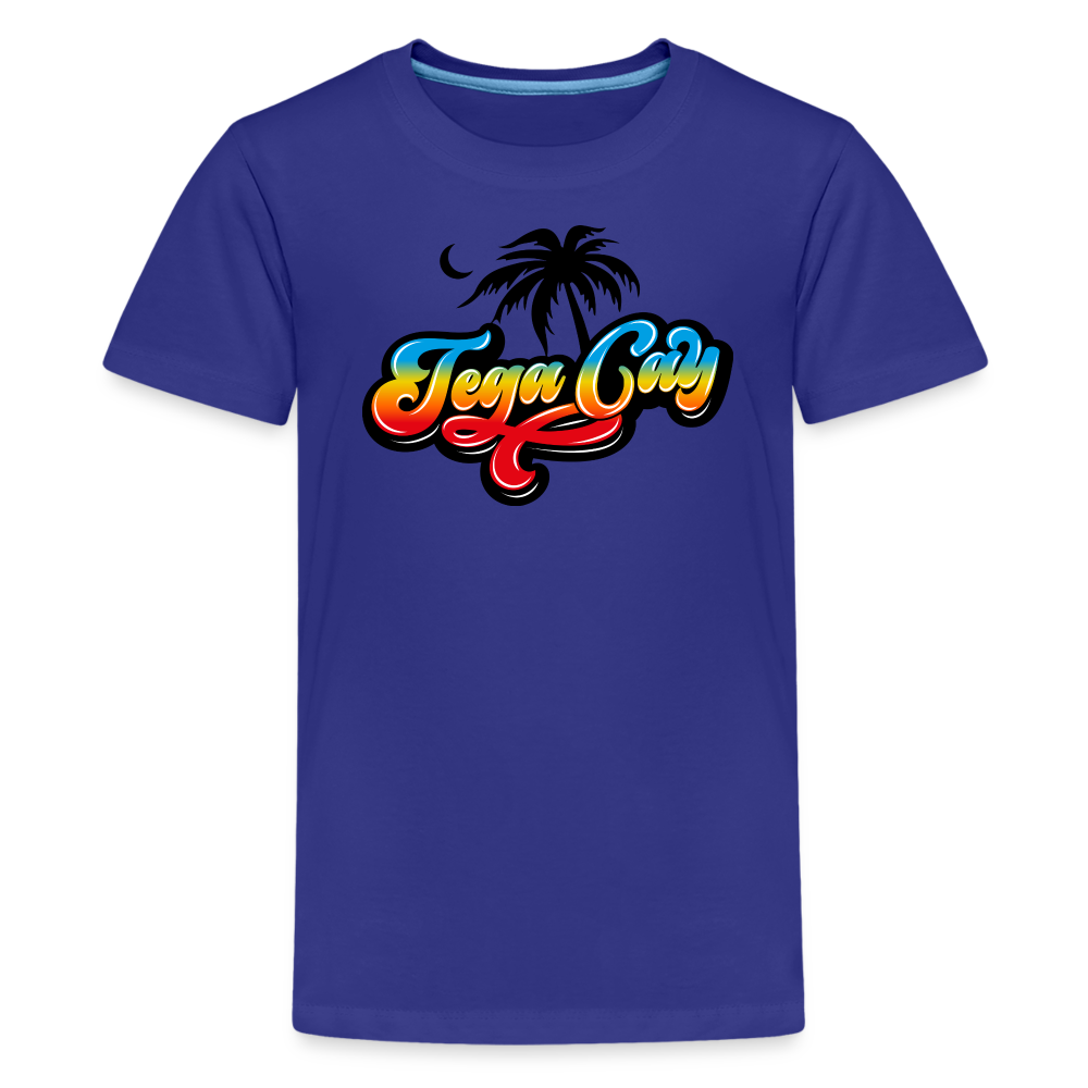 Tega Cay - Palm (Kids) - royal blue