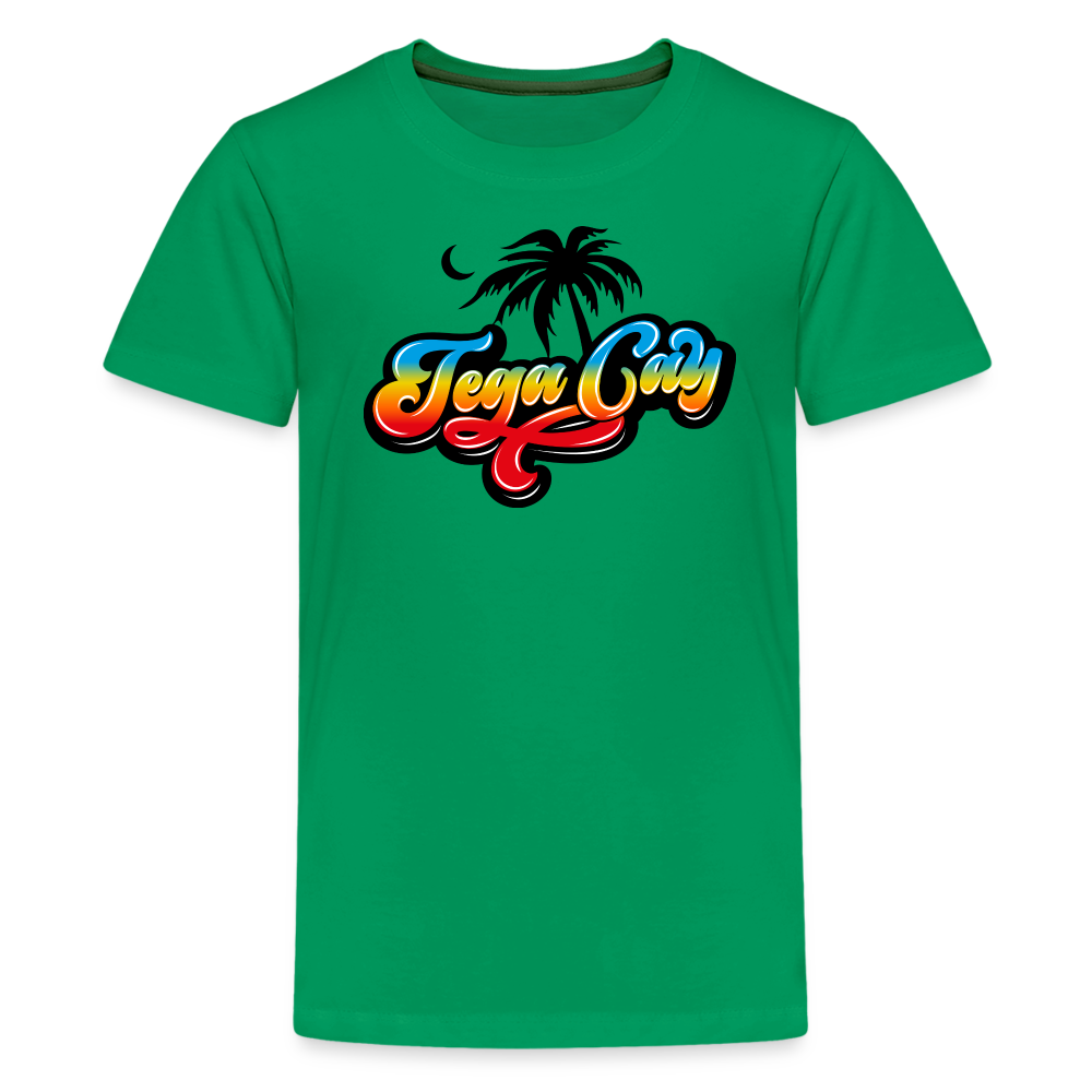 Tega Cay - Palm (Kids) - kelly green