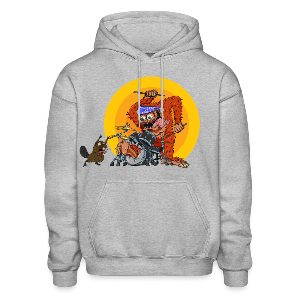 Drum Foot Hoodie - heather gray