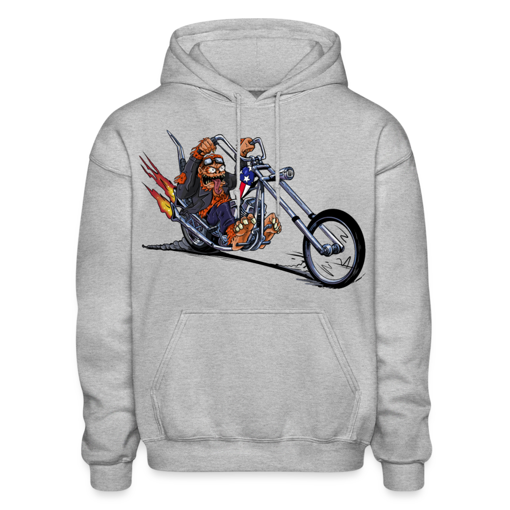 Biker Foot Hoodie - heather gray